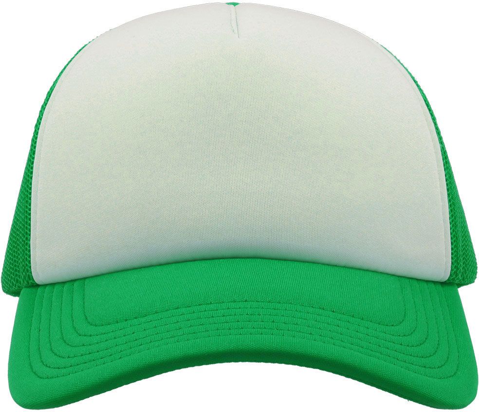 Πεντάφυλλο καπέλο τζόκεϊ με δίχτυ Rapper Atlantis RAPP White/Green