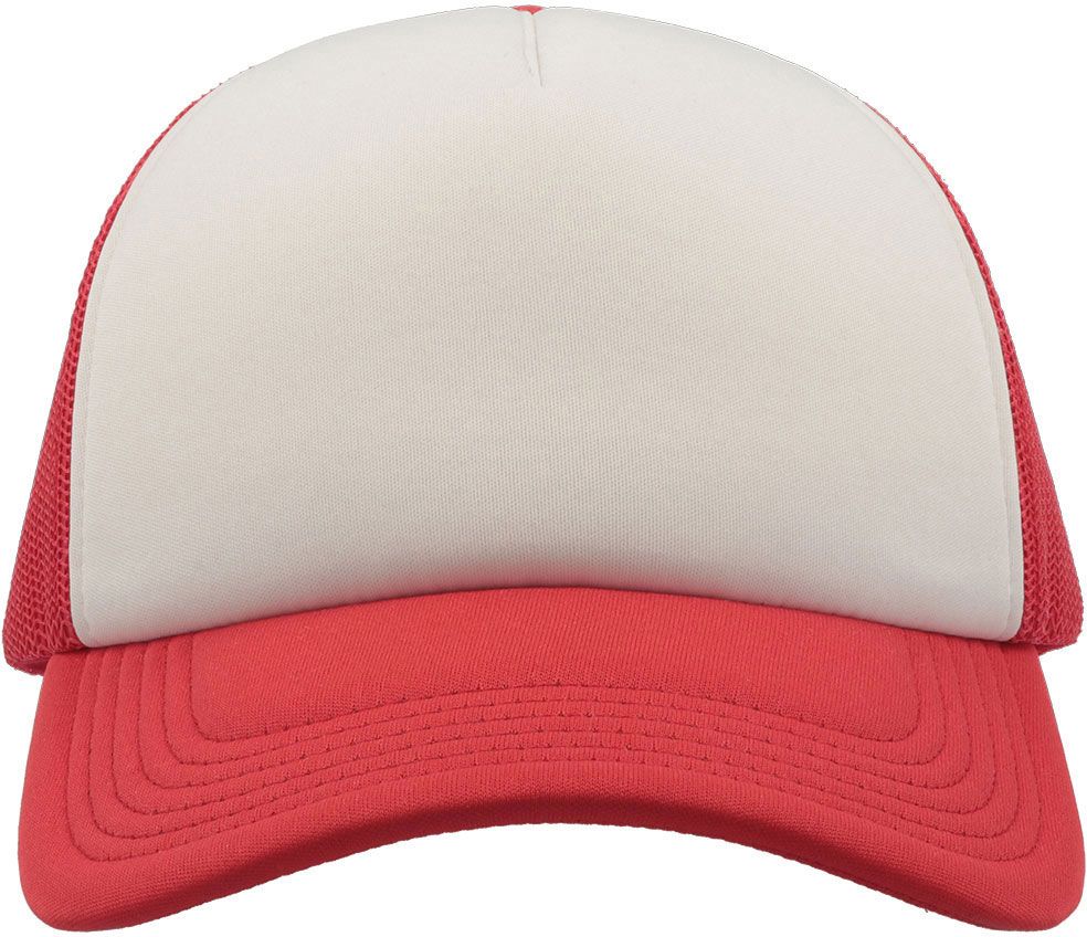 Πεντάφυλλο καπέλο τζόκεϊ με δίχτυ Rapper Atlantis RAPP White/Red