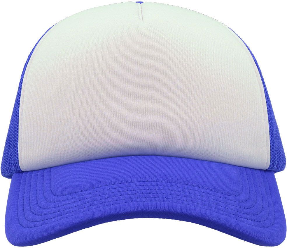 Πεντάφυλλο καπέλο τζόκεϊ με δίχτυ Rapper Atlantis RAPP White/Royal