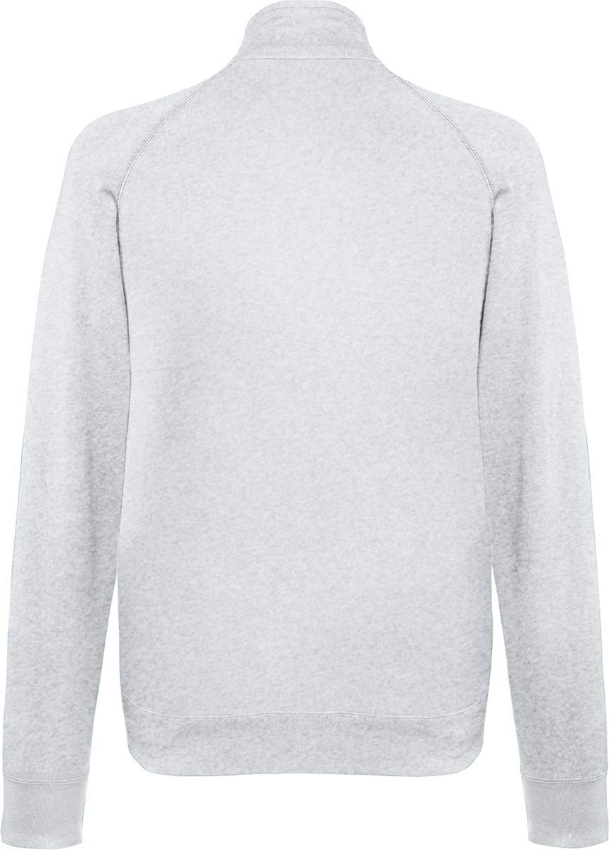 Lightweight Sweat Jacket Fruit of the Loom 62-160-0 Heather Grey