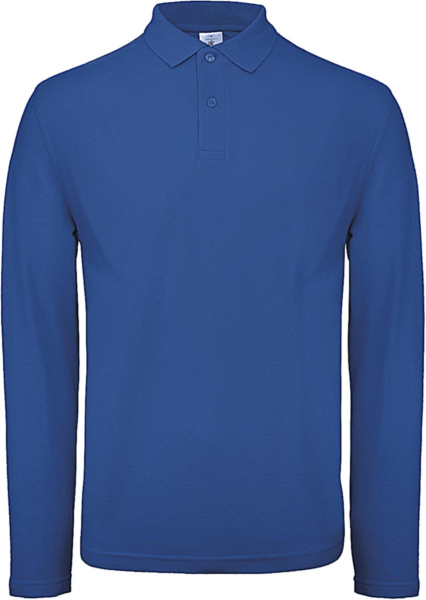 Μακρυμανικο Ανδρικο Polo ID.001 LSL B & C PUI12 Royal Blue