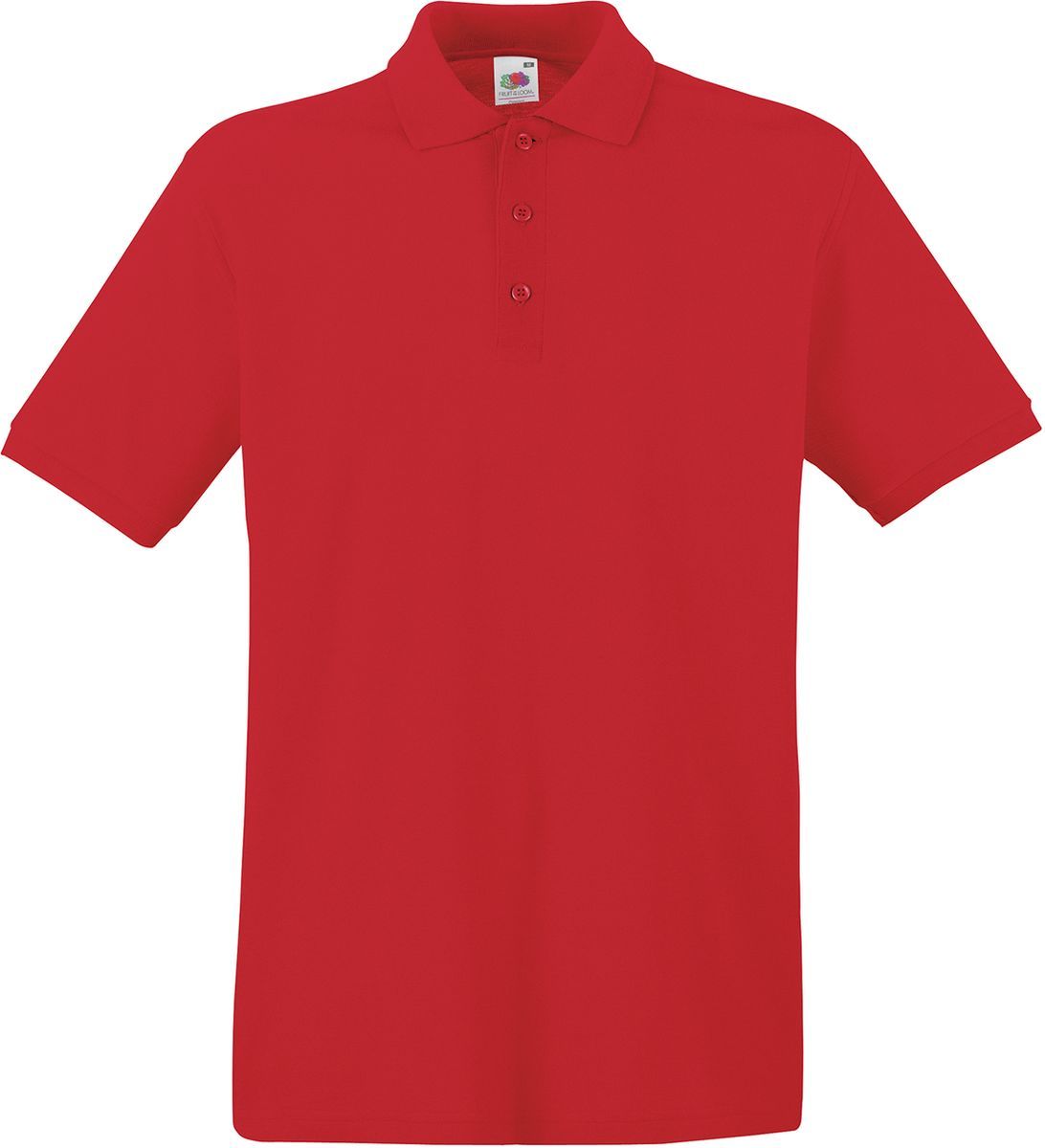 Ανδρική μπλούζα Polo Fruit of the Loom 63-218-0 Red