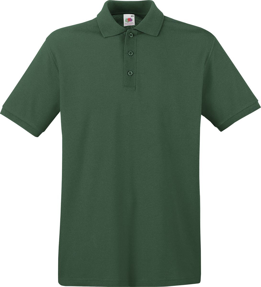 Ανδρική μπλούζα Polo Fruit of the Loom 63-218-0 Bottle Green