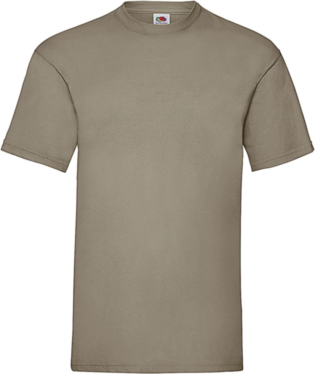 Ανδρικό T-Shirt Valueweight Fruit of the Loom 61-036-0 Khaki