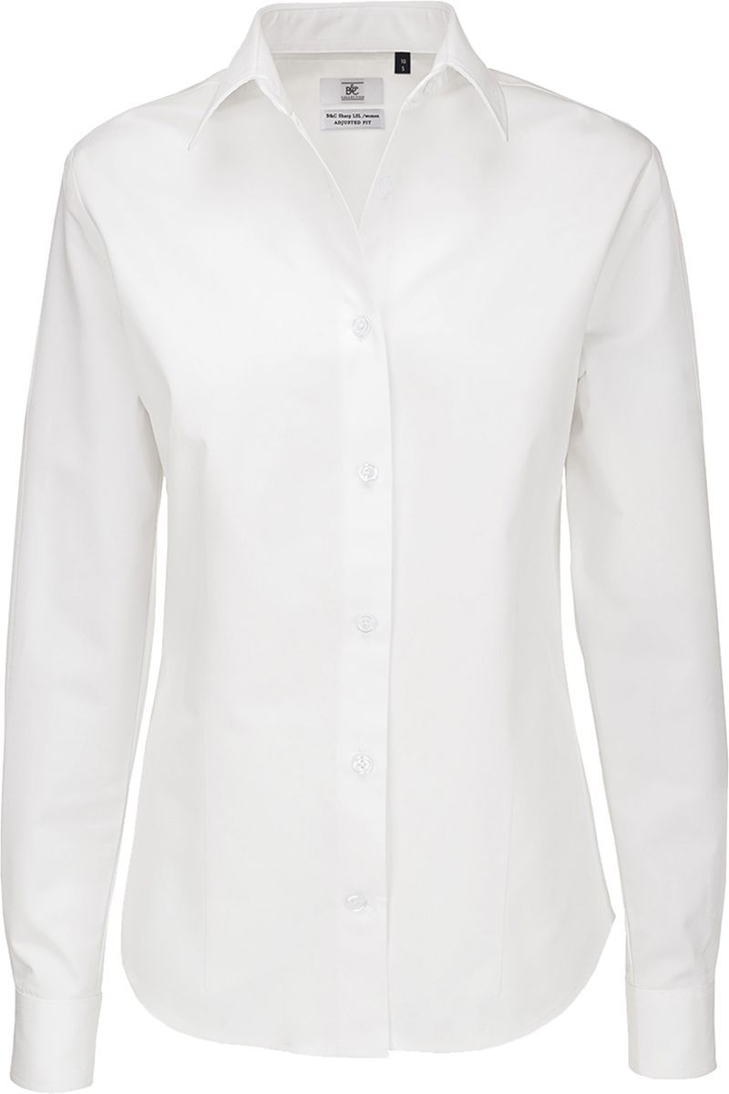 Γυναικείο πουκάμισο B & C Sharp LSL Women White