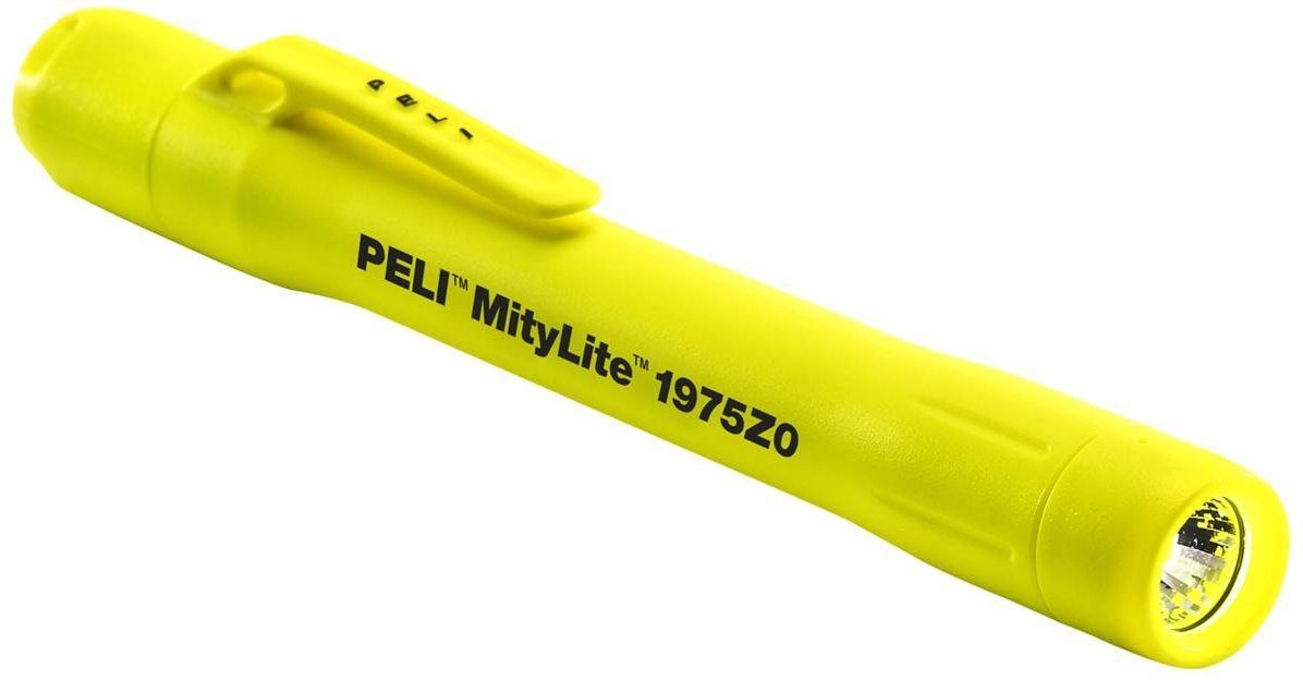 Φακός Mitylite 1975Z0 ATEX Led Zone 0 Penlight 264610 PELI Yellow