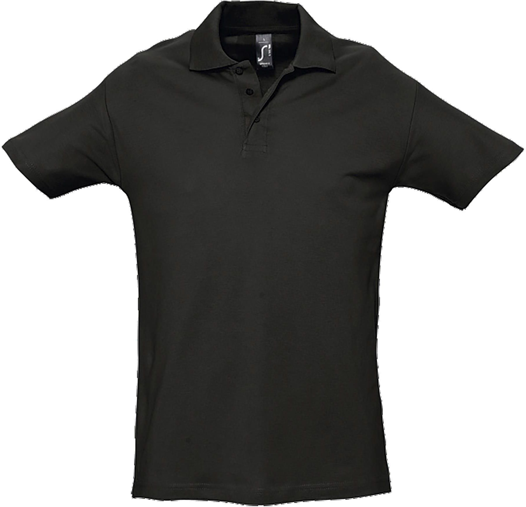 Ανδρικό πόλο πικέ Spring II SOLS 11362 Black