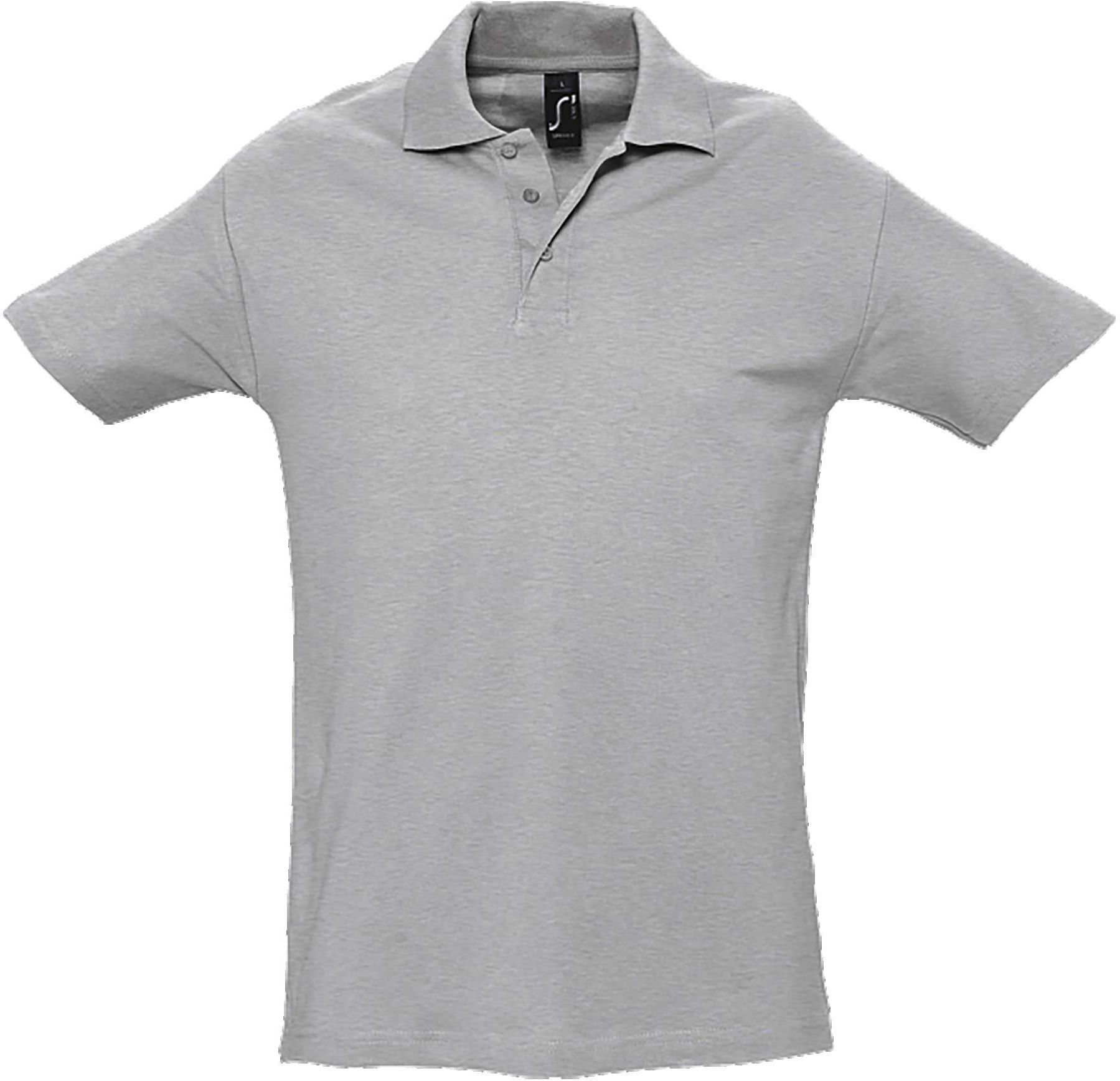 Ανδρικό πόλο πικέ Spring II SOLS 11362 Grey Melange
