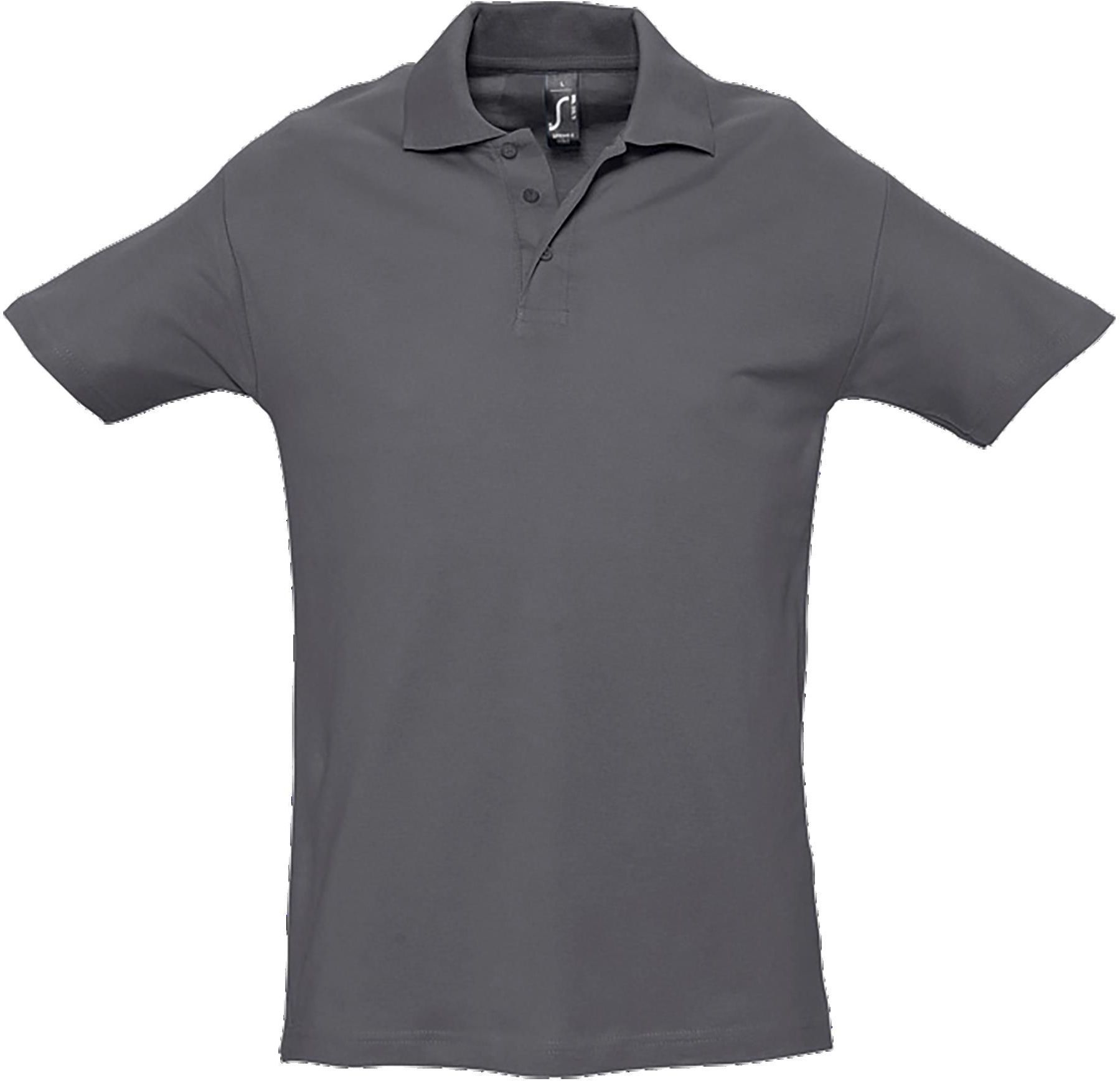 Ανδρικό πόλο πικέ Spring II SOLS 11362 Mouse Grey