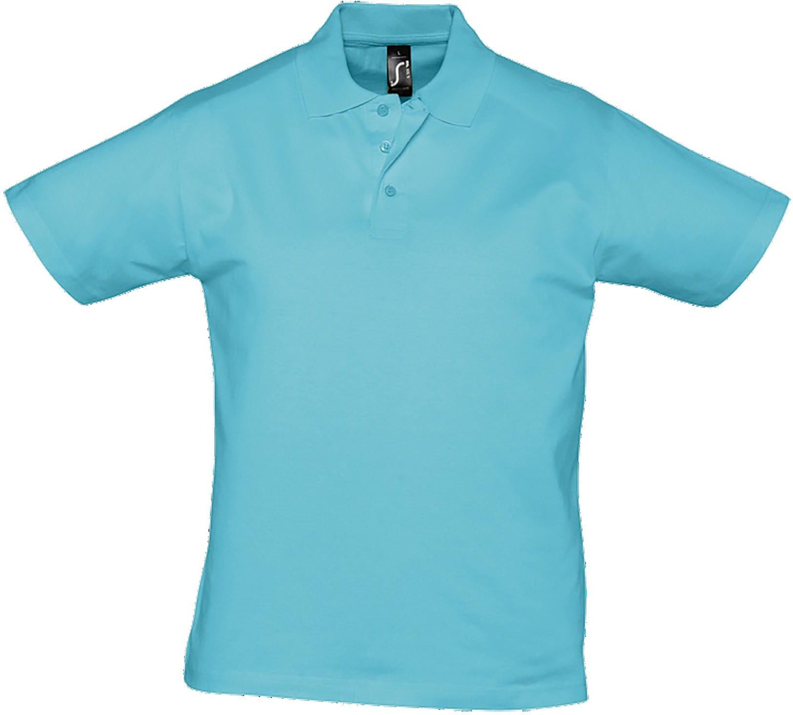 Ανδρικό πόλο Prescott Men SOLS 11377 Atoll Blue