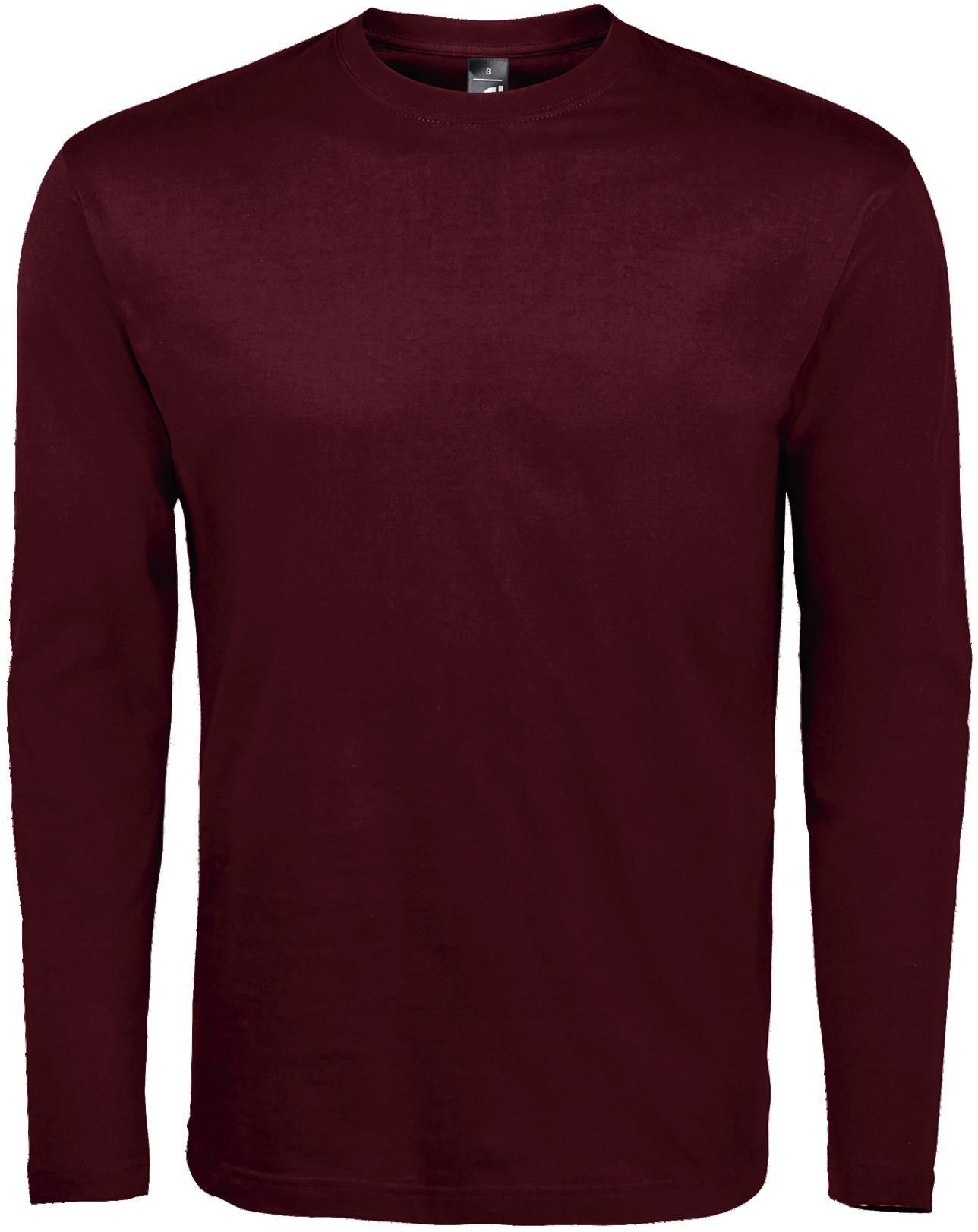 Μακρυμάνικο T-Shirt Monarch SOLS 11420 Oxblood
