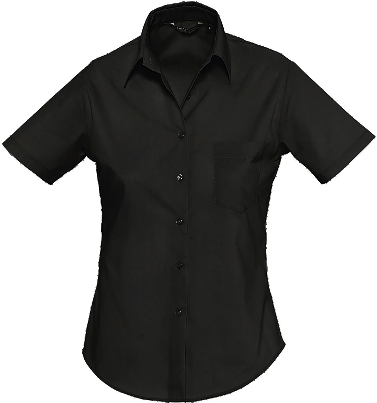 Γυναικείο κοντομάνικο πουκάμισο Escape SOLS 16070 Black