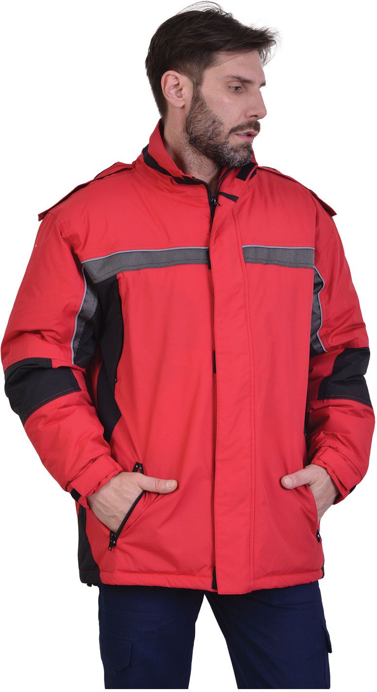 Τζάκετ Ψύχους Parka Ergo 5301-400 Κόκκινο