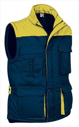 Μπουφάν Αμάνικο Valento THUNDER Orion Navy Blue/Lemon Y