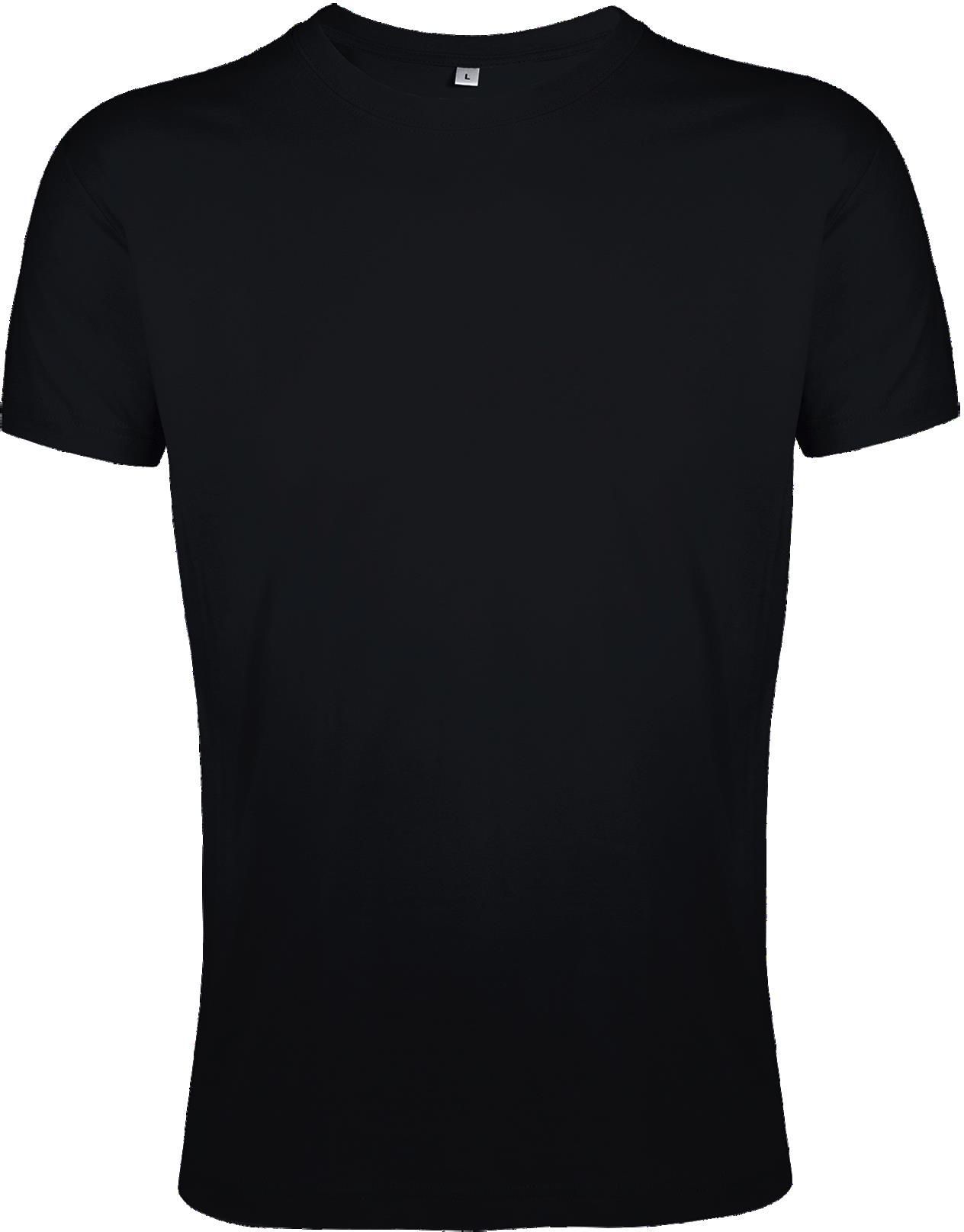 Slim Fit T-Shirt Regent SOLS 00553 Deep Black