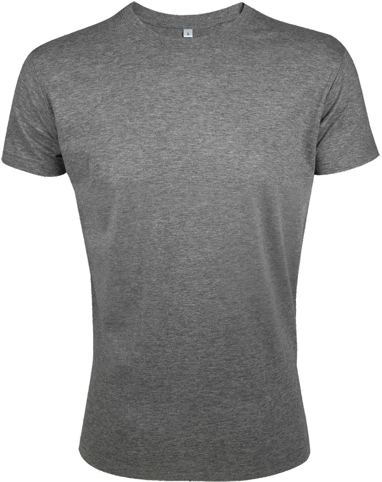 Slim Fit T-Shirt Regent SOLS 00553 Grey Melange