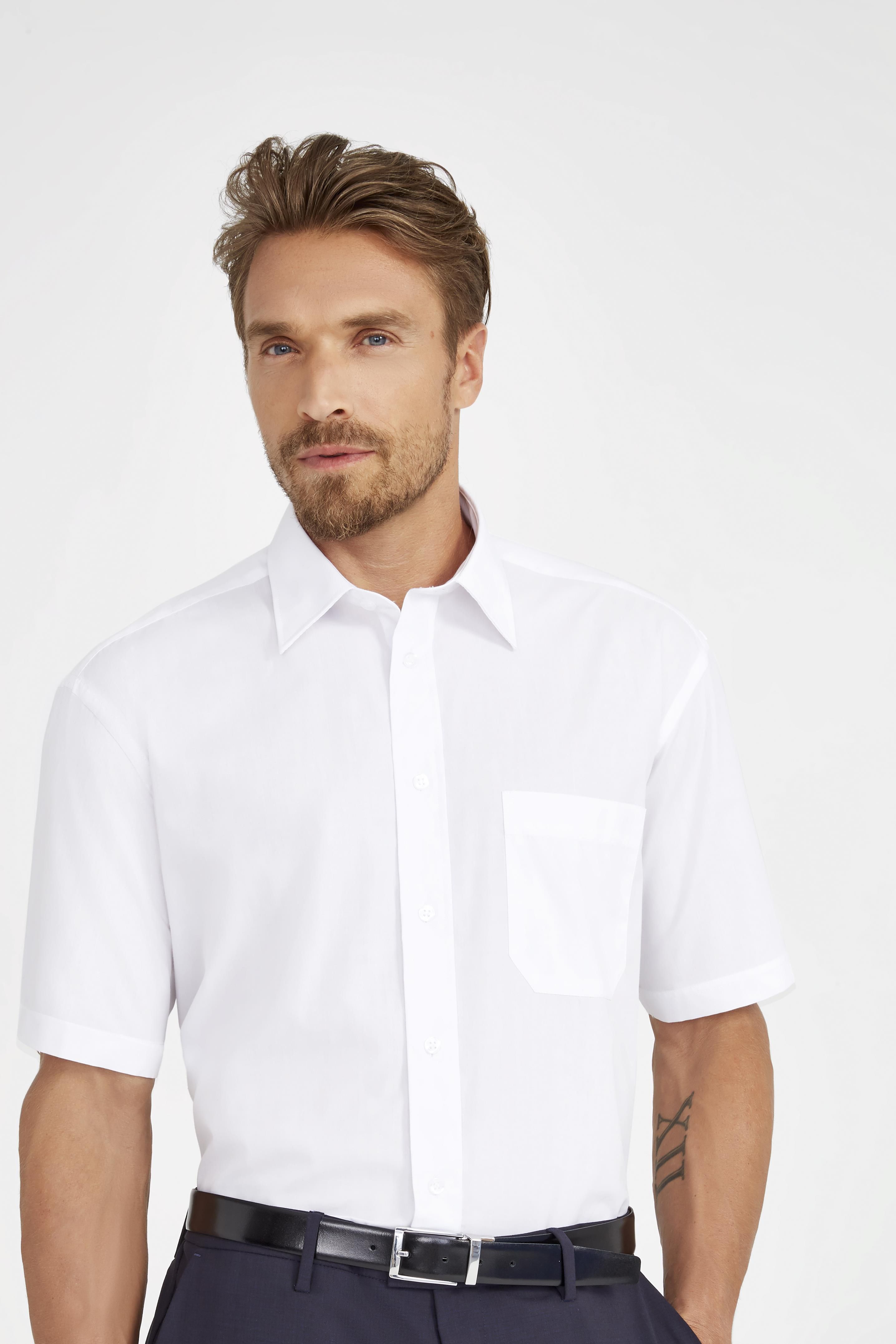 Ανδρικό κοντομάνικο πουκάμισο Bristol SOLS 16050 White