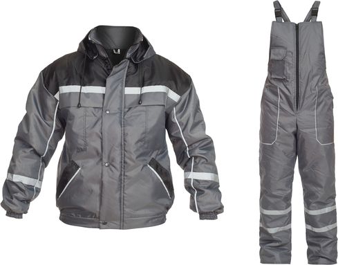 Εικόνα από Quilted set jacket and salopette GAMMA Set BWOLF 120004 Grey