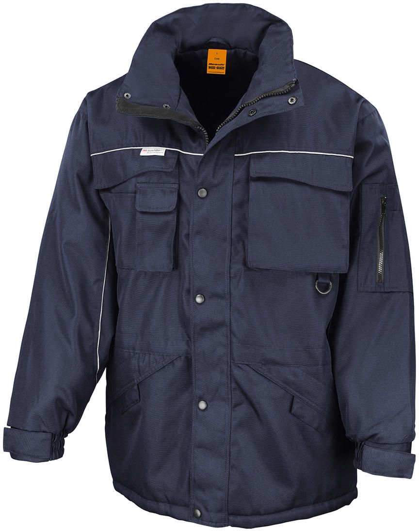 Μπουφάν Ασφαλείας Heavy Duty Combo Result R072X Navy