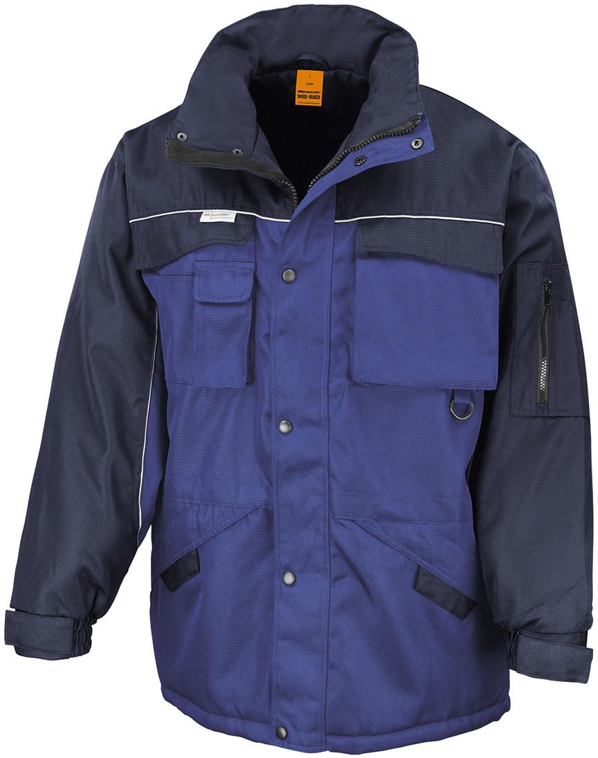 Μπουφάν Ασφαλείας Heavy Duty Combo Result R072X Royal/N
