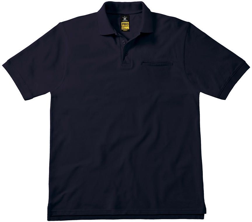 Workwear Blended Pocket Polo B & C Energy Pro Navy