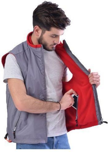 Γιλέκο Double Fleece Ergoline 5370-310 Γκρι