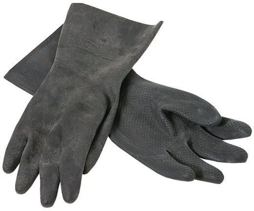 Γάντια Φυσικού Latex Ergo 8000-010 Μαύρο