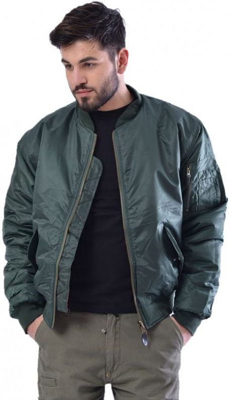 Τζάκετ Flight Nylon Ergoline 5301-100 Πράσινο Σκούρο