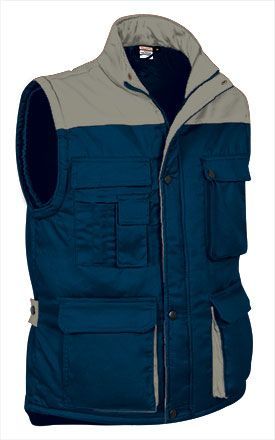 Μπουφάν Αμάνικο Valento THUNDER Orion Navy Blue/Sand Be