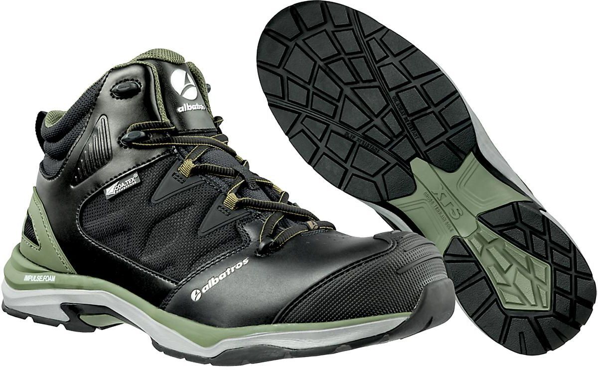 Μποτάκια Ασφαλείας Ultratrail Olive CTX Mid S3 415171 Albatros Black-Olive