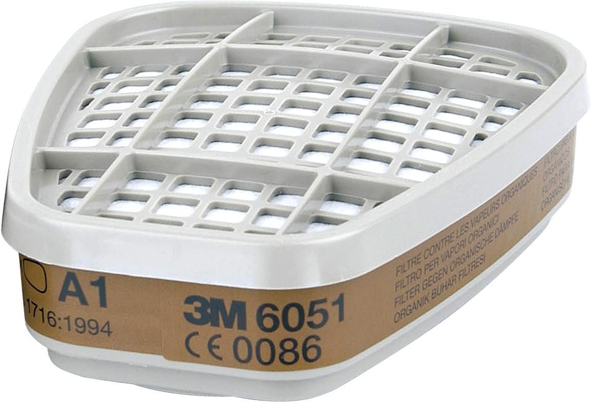 Φίλτρο A1 6051 3M Filters 6000 Series Αερίων Οργανικών Ατμών 711457 (ζεύγος)