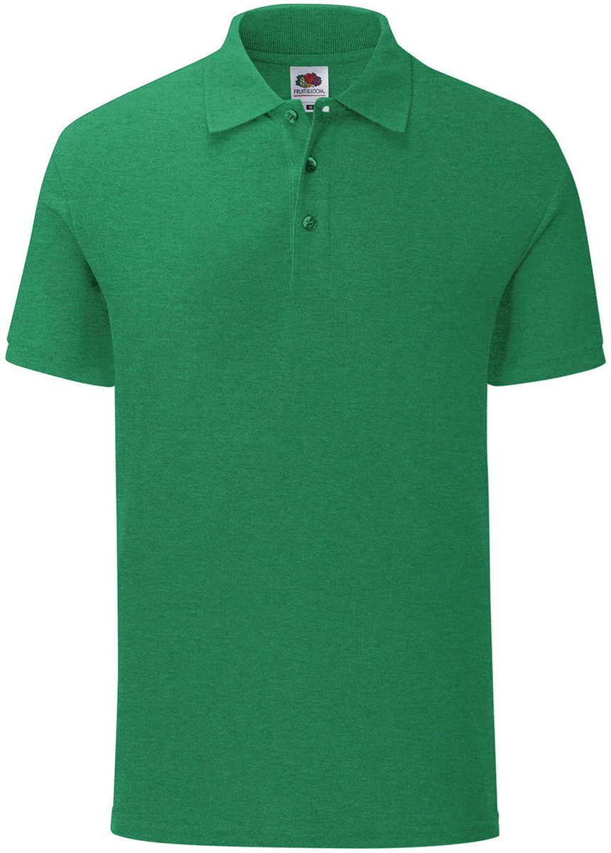 Ανδρική μπλούζα Polo Iconic Fruit of the Loom 63-044-0 Retro Heather Green 190550