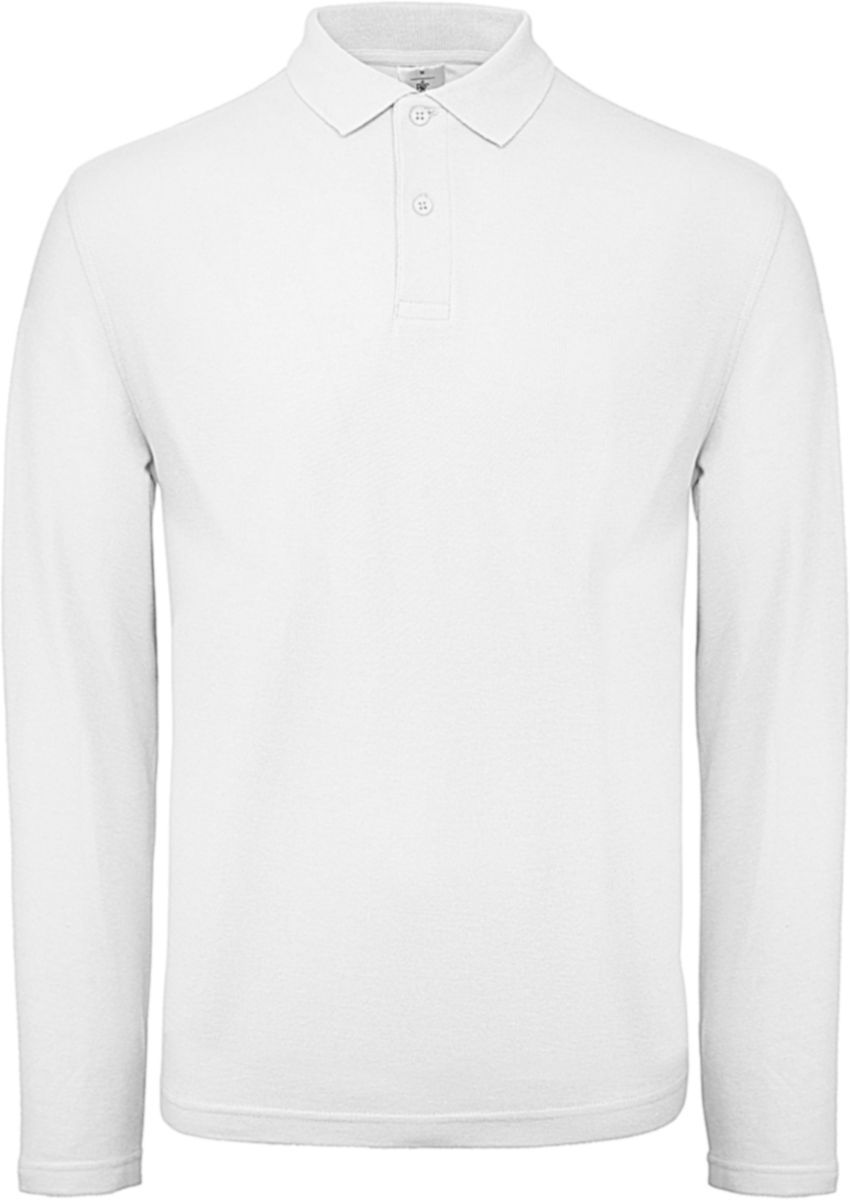 Μακρυμανικο Ανδρικο Polo ID.001 LSL B & C PUI12 White