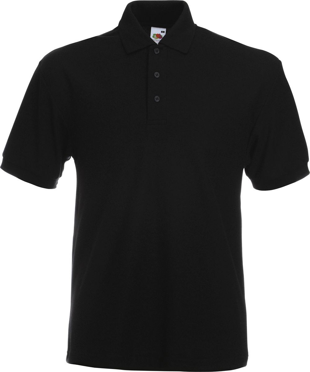 Heavyweight Polo Fruit of the Loom 63-204-0 Black