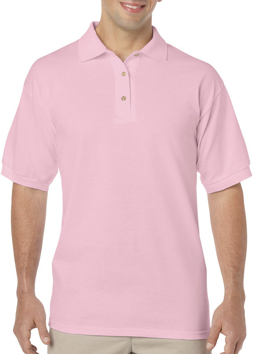 Gildan Mens DryBlend Jersey Polo Gildan 8800 Light Pink