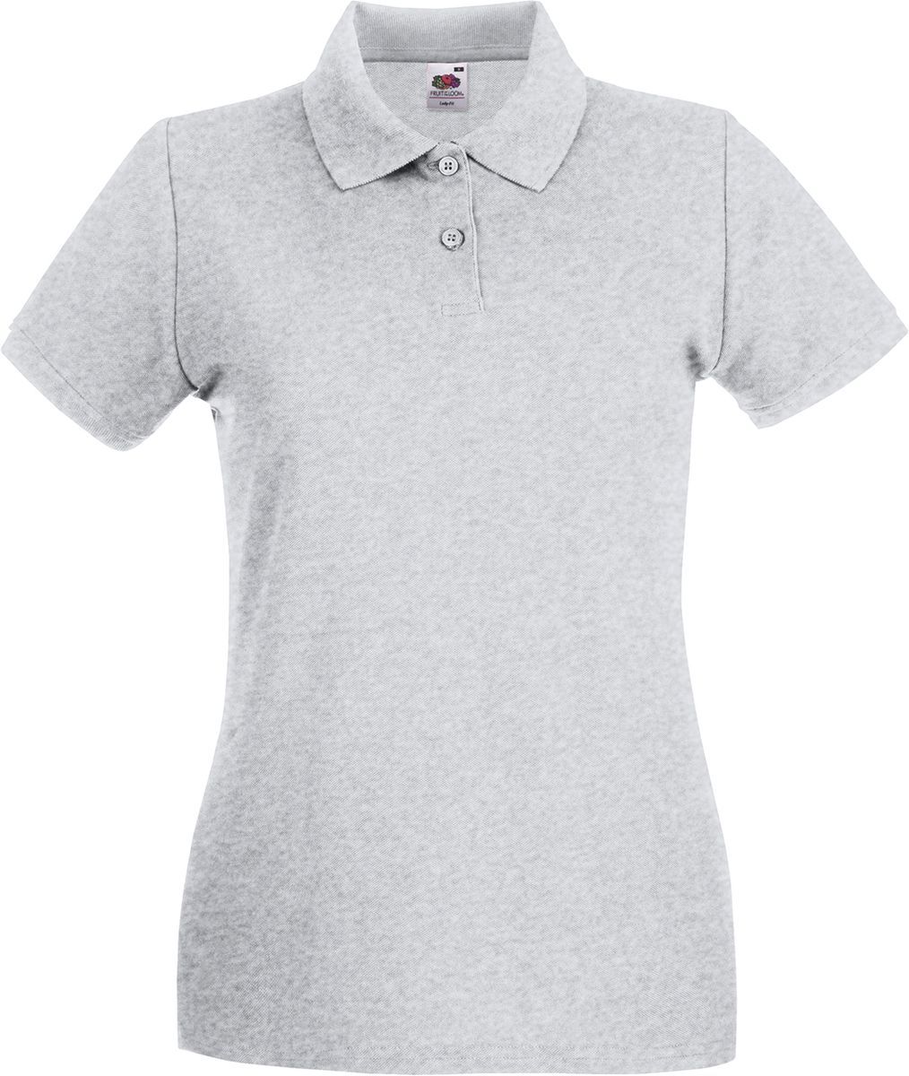 Lady-Fit Premium Polo Fruit of the Loom 63-030-0 Heathe