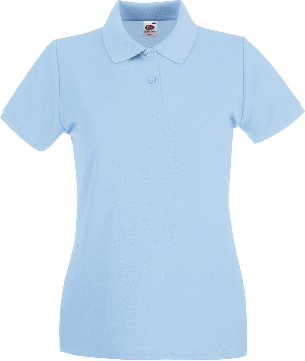 Lady-Fit Premium Polo Fruit of the Loom 63-030-0 Sky Bl
