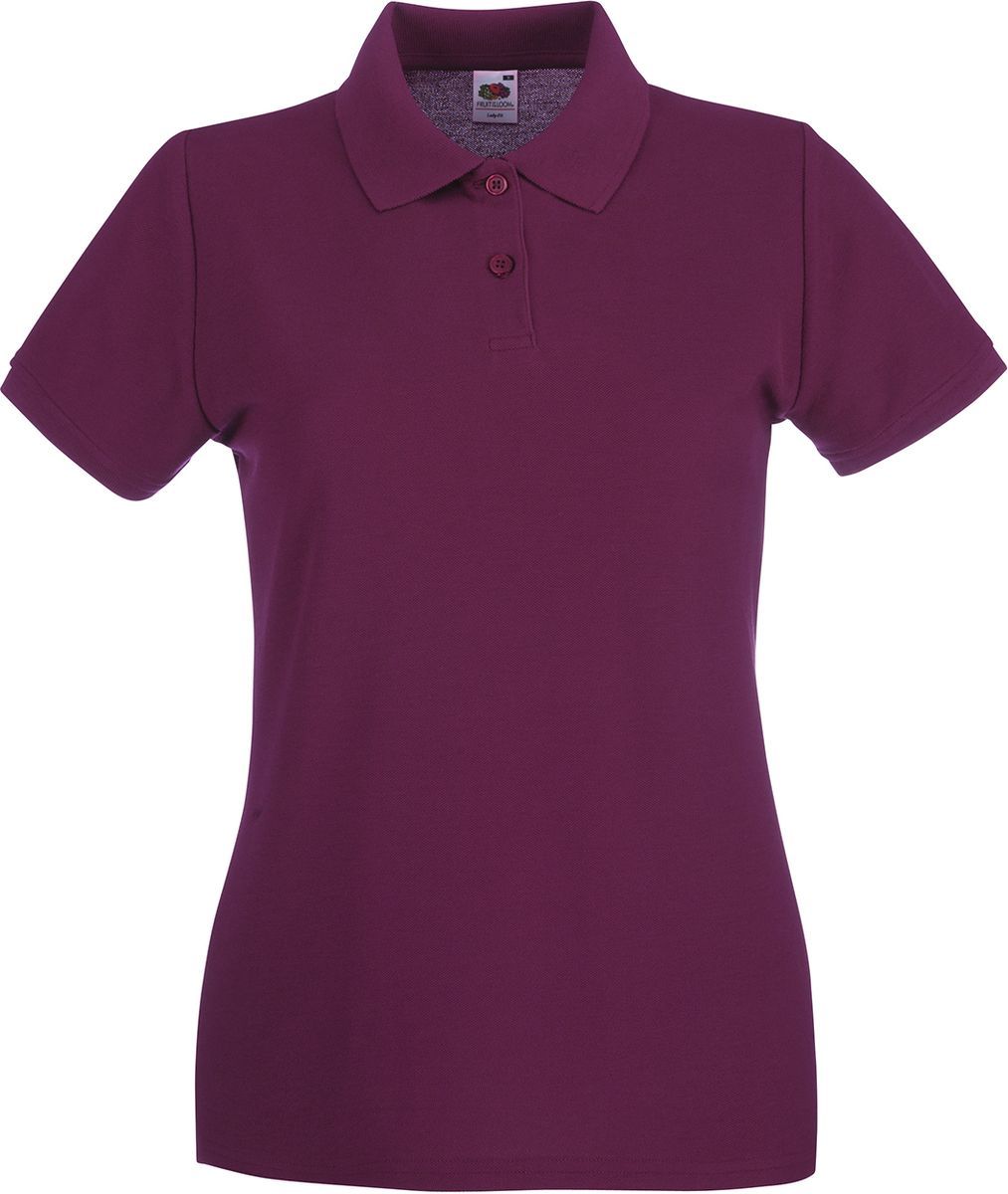 Lady-Fit Premium Polo Fruit of the Loom 63-030-0 Burgun