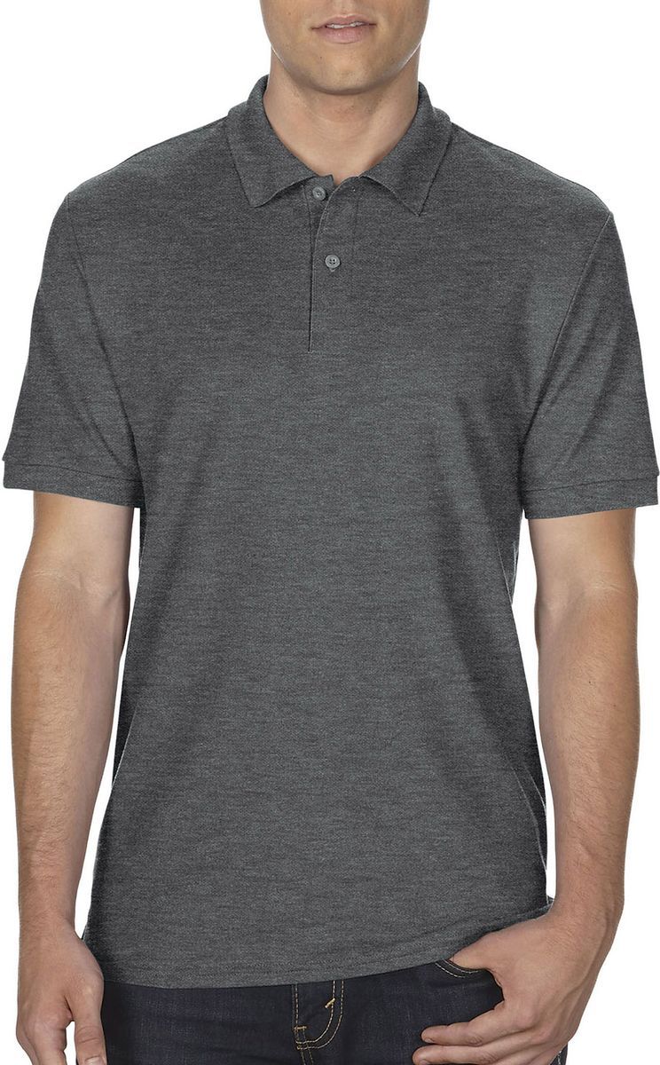 DryBlend Double Pique Polo Gildan 75800 Dark Heather