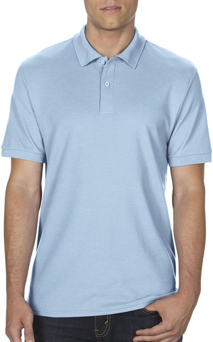 DryBlend Double Pique Polo Gildan 75800 Light Blue