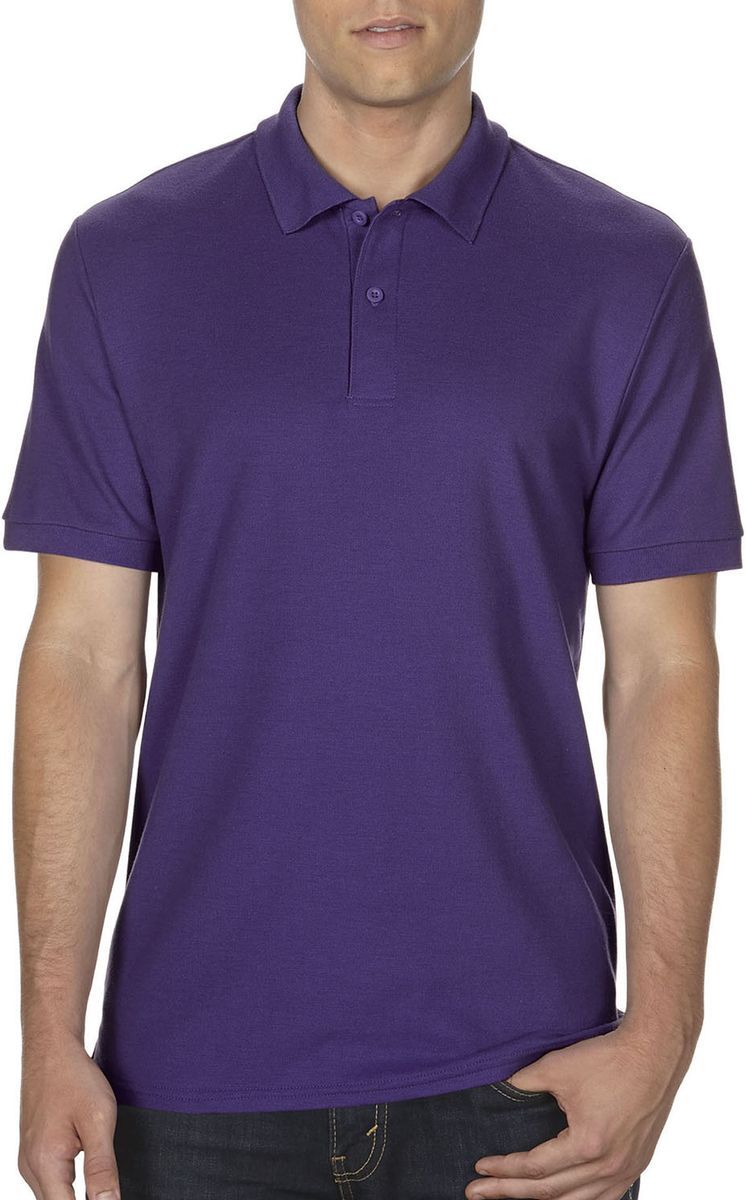 DryBlend Double Pique Polo Gildan 75800 Purple