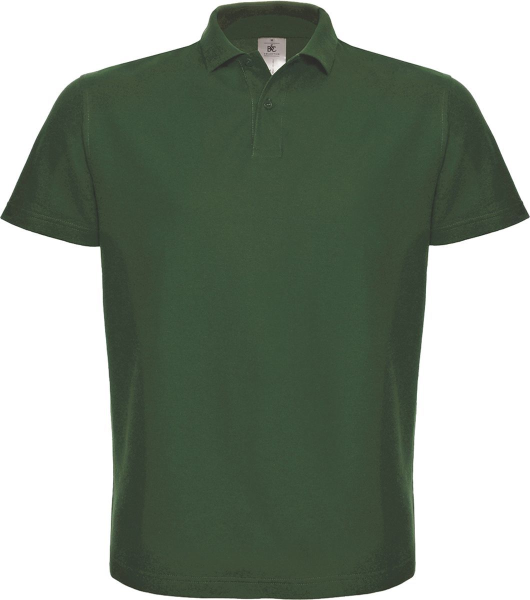 Ανδρική μπλούζα Polo Pique B & C ID.001 Bottle Green