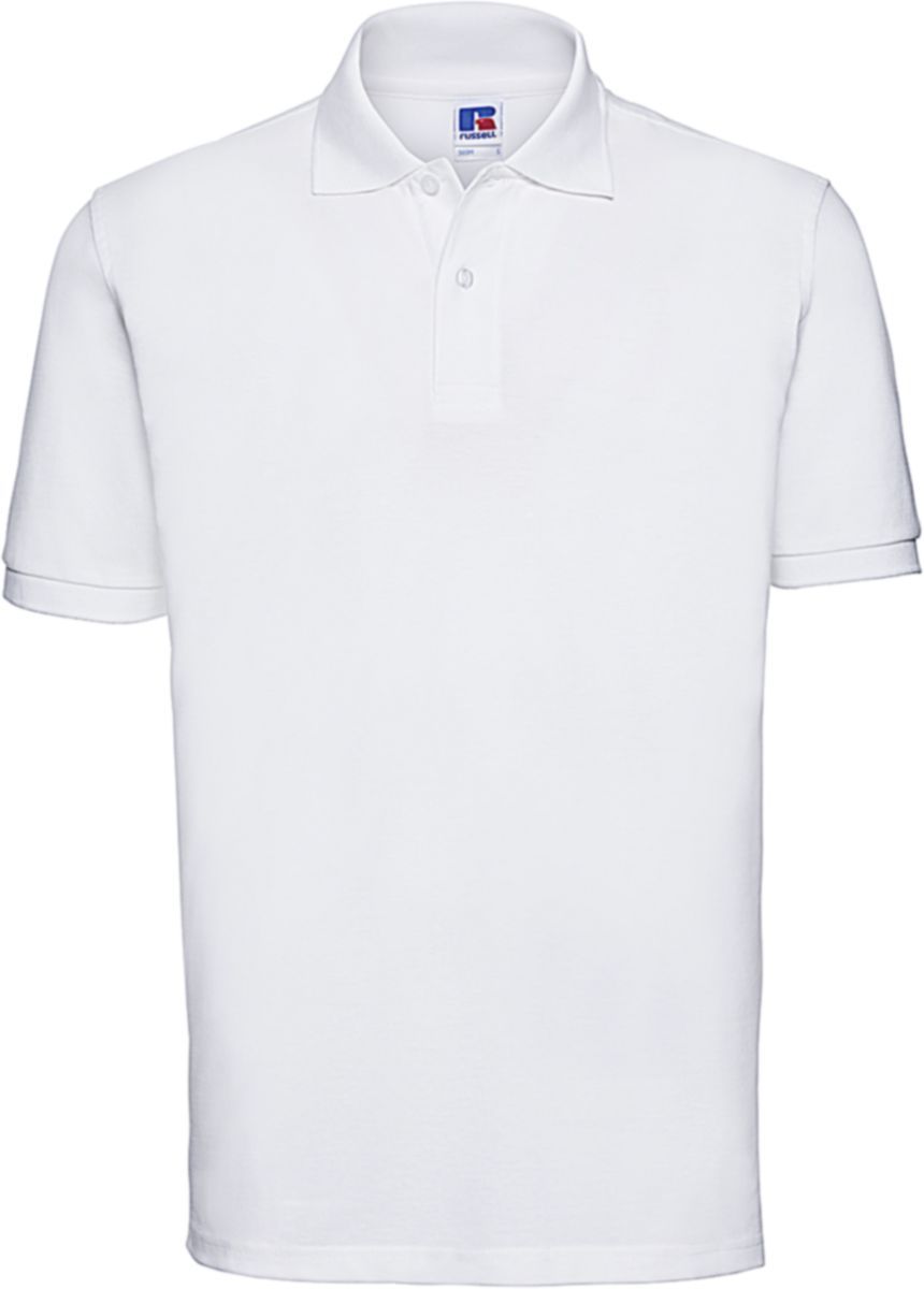 Pique Μπλουζάκι Polo Russell R-569M-0 White