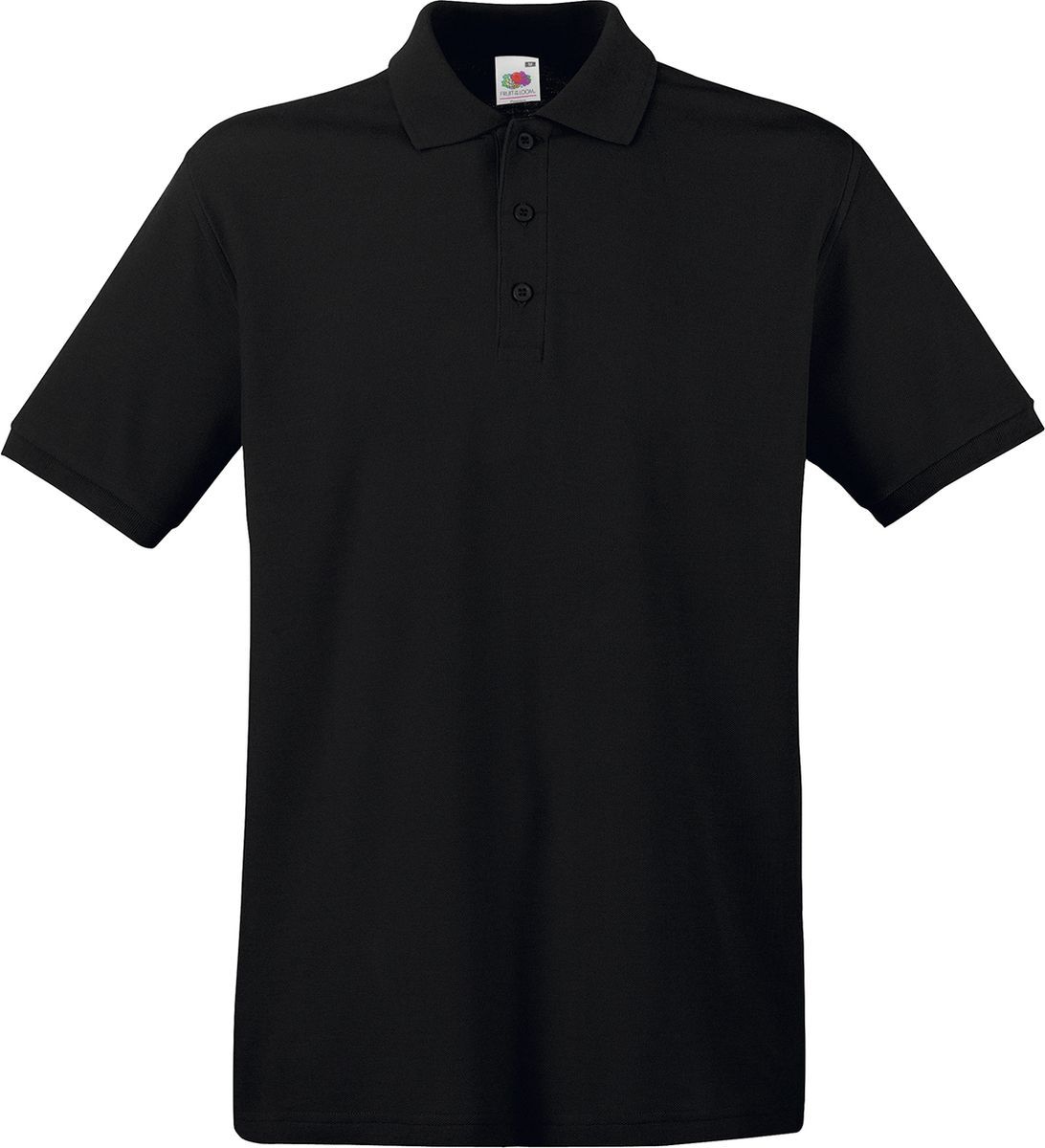 Ανδρική μπλούζα Polo Fruit of the Loom 63-218-0 Black