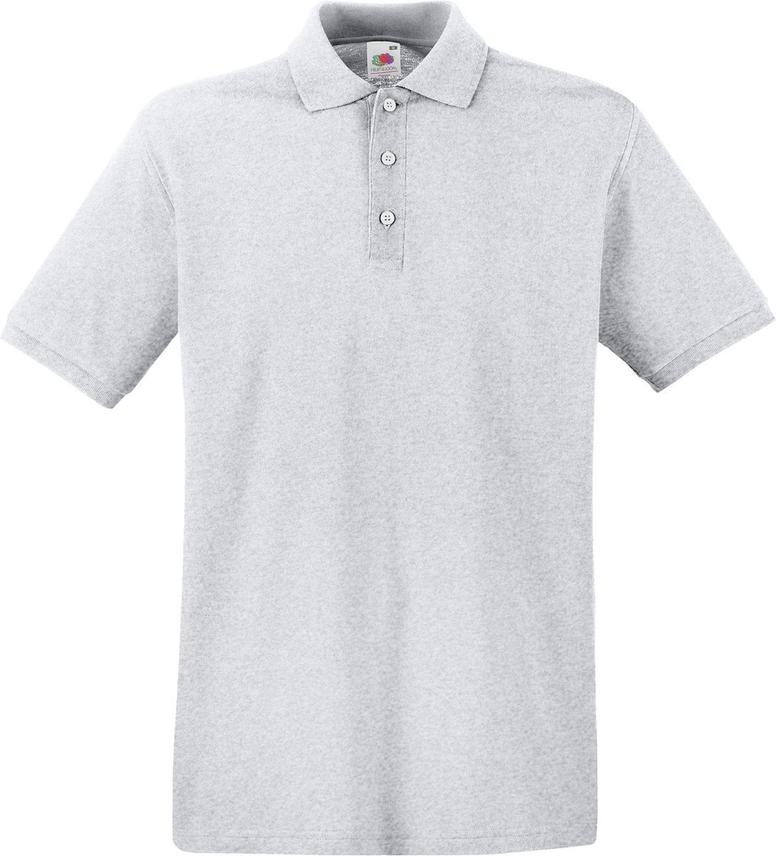 Ανδρική μπλούζα Polo Fruit of the Loom 63-218-0 Heather Grey