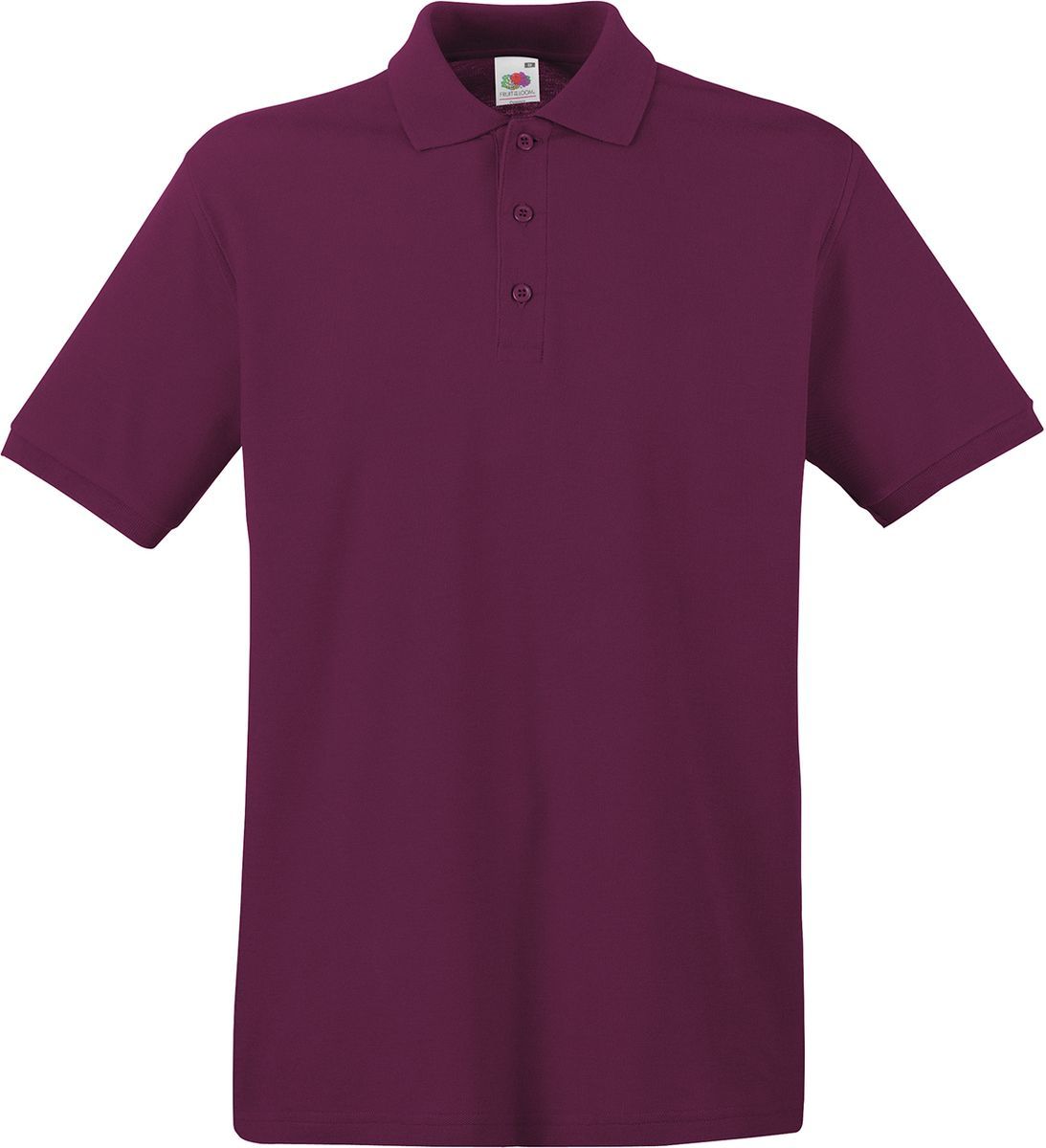 Ανδρική μπλούζα Polo Fruit of the Loom 63-218-0 Burgund