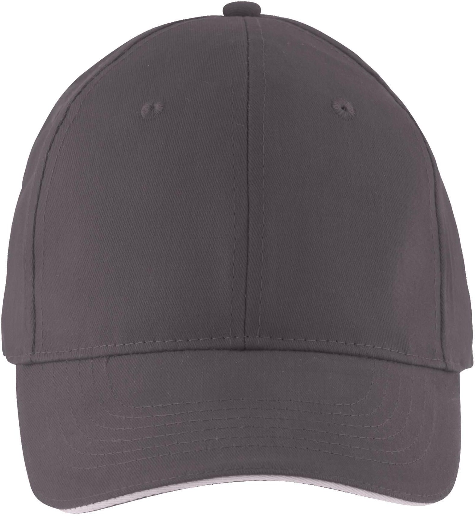 Εξάφυλλο καπέλο τζόκεϊ Solar SOLS 03092 Dark Grey/Light Grey