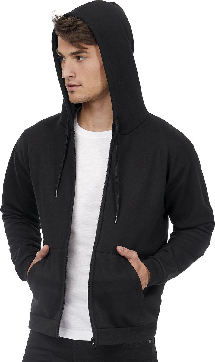 Unisex Φούτερ με Κουκούλα WUI25 B&C ID205 50/50 Black