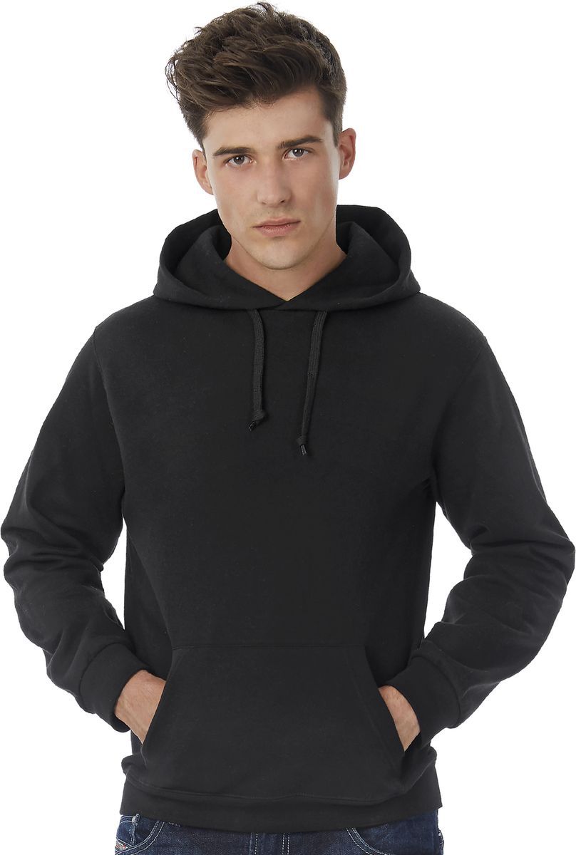 Hooded Sweatshirt B & C ID.003 Black