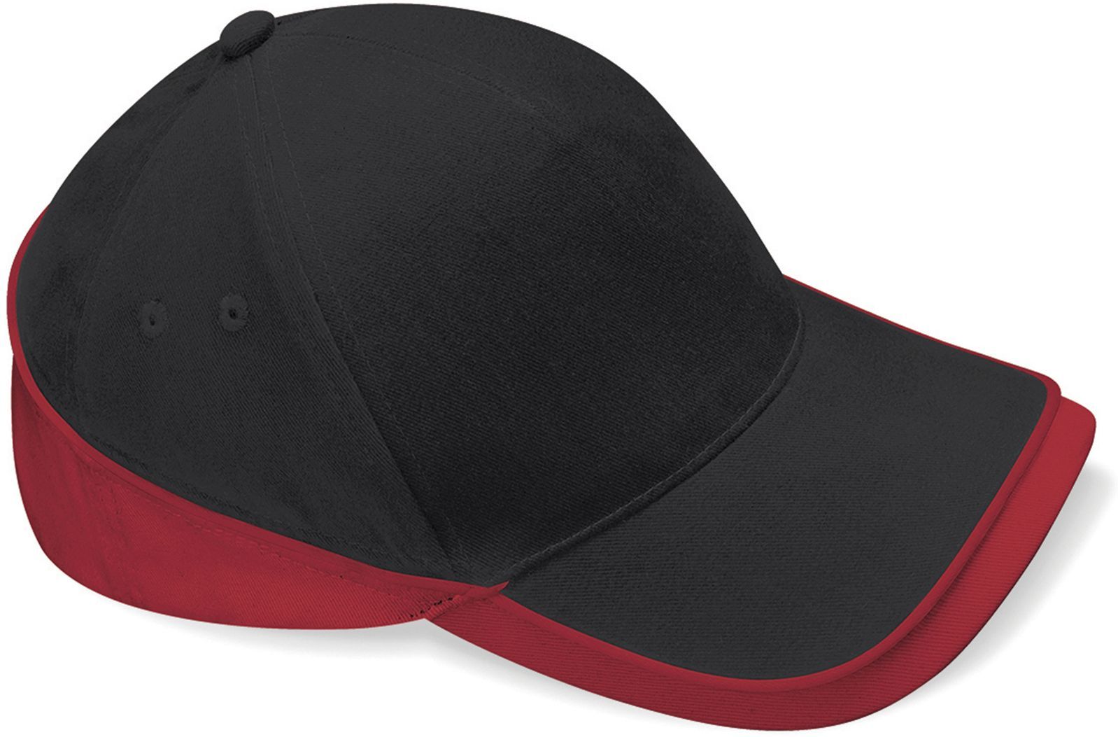 Καπέλο Teamwear Beechfield B171 Black/Classic Red
